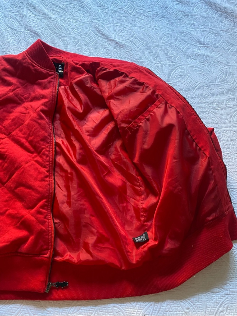 Cookies Red Quilted Jacket - Picture 6 of 8